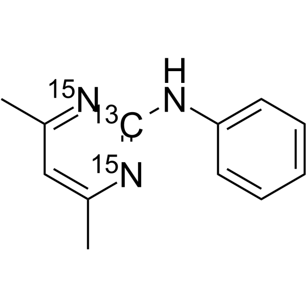 Pyrimethanil-13C,15N2 (Pyrimethanil 13C,15N2)